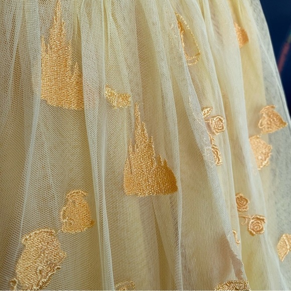 Hanna Andersson X Disney Princess Repunzel Embroidered Yellow Tulle Skirt 10 - Picture 6 of 9